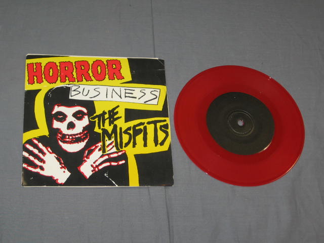 5 Misfits 45 7" Records Evilive Bullet Import Danzig + 4