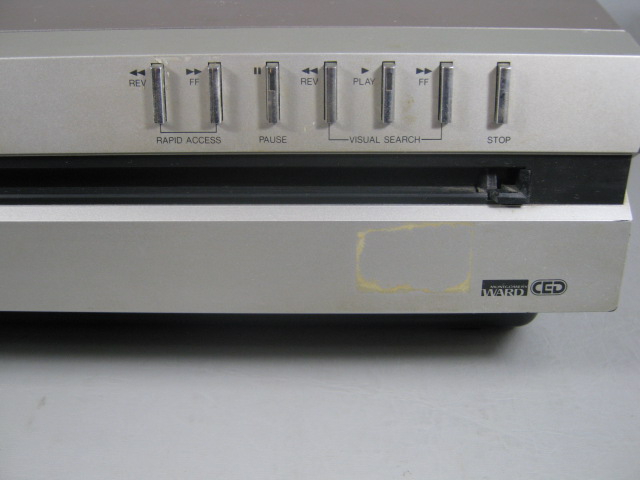 Mongomery Ward CED Gen 10301 Video Disc Player Laserdisc Selectavision 1981 NR! 2