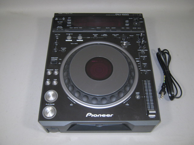 Pioneer DVJ-1000 DVD Player Professional DJ Turntable MP3 CD Dolby Digital NR!