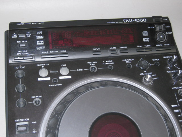 Pioneer DVJ-1000 DVD Player Professional DJ Turntable MP3 CD Dolby Digital NR! 1