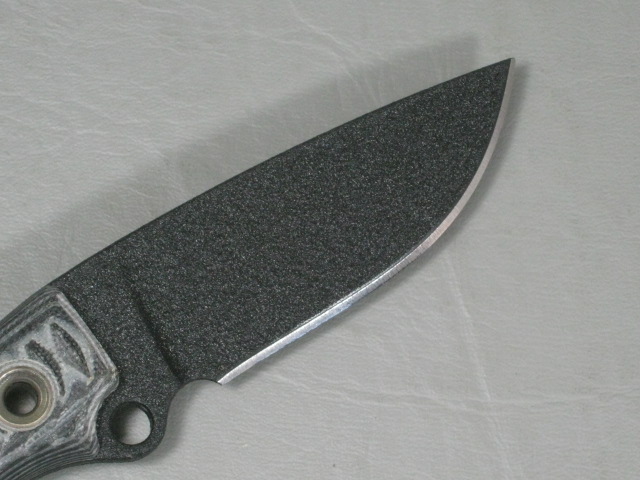 Busse Combat Game Warden Knife 3" Black Infi Steel Blade Gray G10 Handle MINT! 4