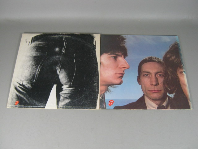 17 Vtg Rolling Stones Record Album LP Lot 12" Let It Bleed Sticky Fingers 12 X 5 5