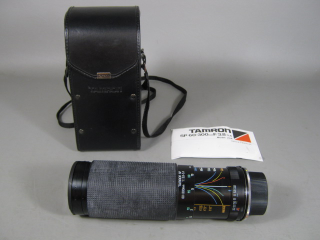 Tamron SP 60-300mm f/3.8-5.4 Zoom Lens 23A +Case P/KA Adapter Pentax K KA Bundle