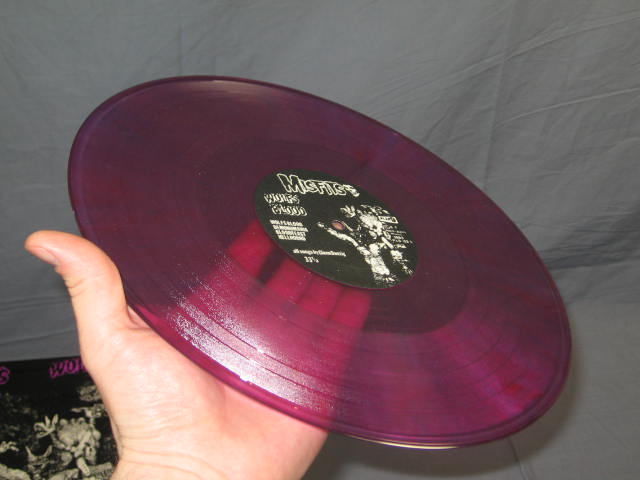 Rare Misfits Earth A.D. Purple Vinyl 33 LP Punk Record 4