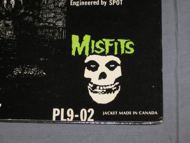 Rare Misfits Earth A.D. Purple Vinyl 33 LP Punk Record 7