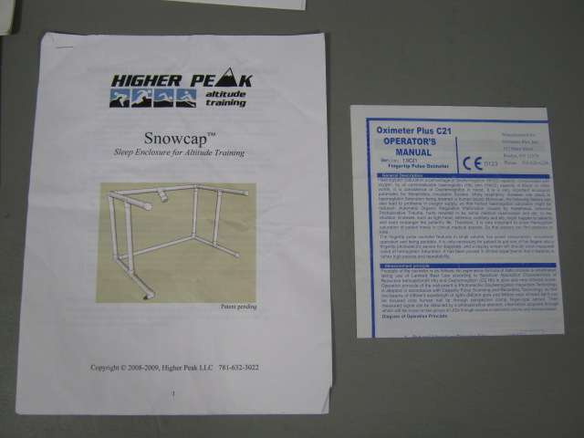 Hypoxico Everest Summit II Hypoxic Generator High Altitude Training System +Tent 17