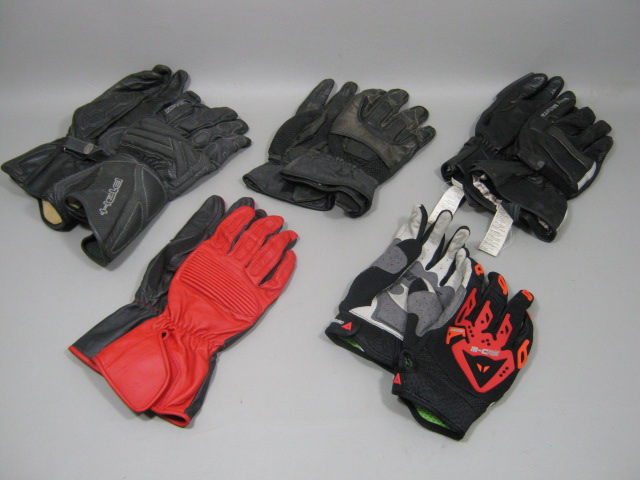 Motorcycle Racing Gloves Lot Held Krypton BMW Motorrad ProSummer + Dainese M-CRS