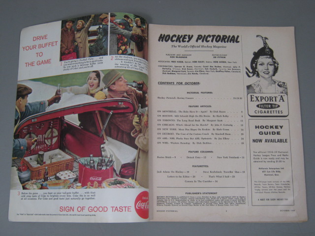 14 Vtg Hockey Pictorial Magazine Lot 1958-1960 NHL AHL WHL Bobby Hull Plante NR! 3