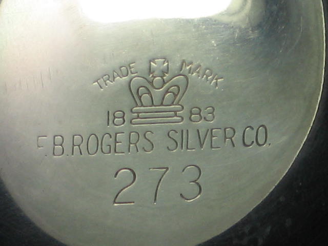 Vintage F.B. +Wm A Rogers Silverplate Coffee/Tea Set NR 8