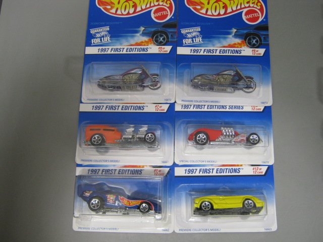100 New Hotwheels Cars Lot Assortment MOC Mattel 1996-97 Collectors Series NR! 6