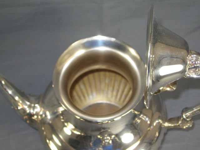 Vintage F.B. +Wm A Rogers Silverplate Coffee/Tea Set NR 12