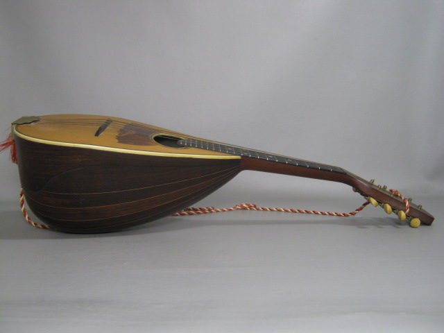Rare Antique Vtg 1890-1920 Cole Imperial Bowl Back 15 Rib Potato Bug Mandolin NR 1