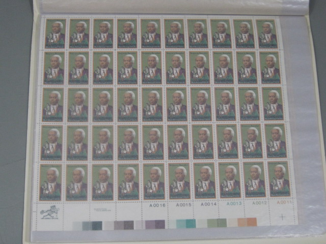 Vtg US Stamp Mint Sheet Collection Lot Bicentennial $2 Bill 1st Day Issue $100+ 6