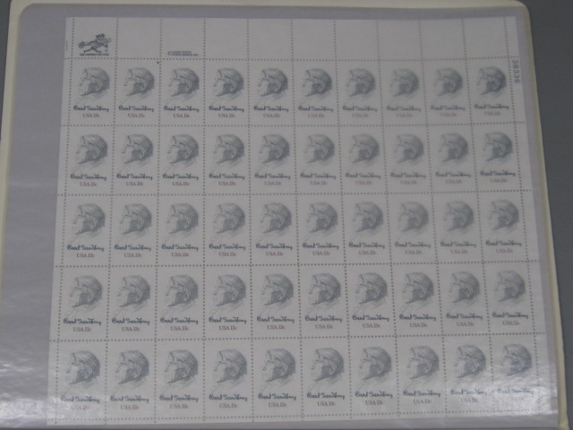 Vtg US Stamp Mint Sheet Collection Lot Bicentennial $2 Bill 1st Day Issue $100+ 8
