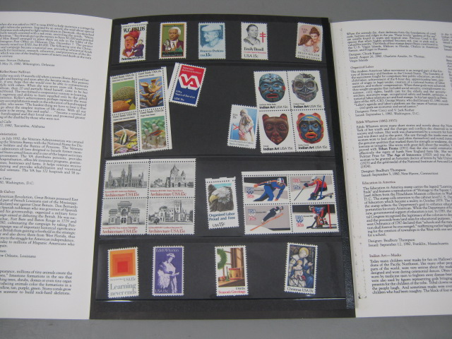 Vtg US Stamp Mint Sheet Collection Lot Bicentennial $2 Bill 1st Day Issue $100+ 18