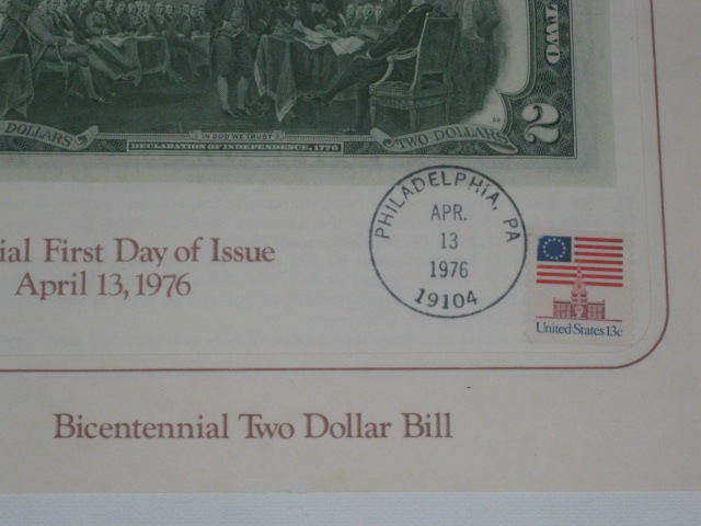 Vtg US Stamp Mint Sheet Collection Lot Bicentennial $2 Bill 1st Day Issue $100+ 21