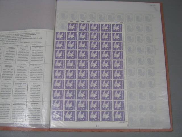 Vtg 1975-1997 US Stamp Mint Sheet Postcard Collection Lot 1st Day Issue $165+ NR 3