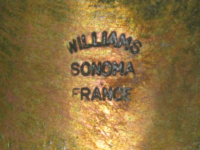 William Sonoma Copper Double Boiler Apilco French Porcelain Ceramic Insert 1-Qt? 7