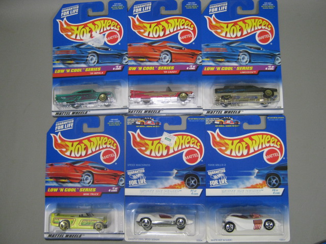 100 New Hotwheels Mattel Cars Assortment MOC 1990s Treasure Hunt First Editions 3