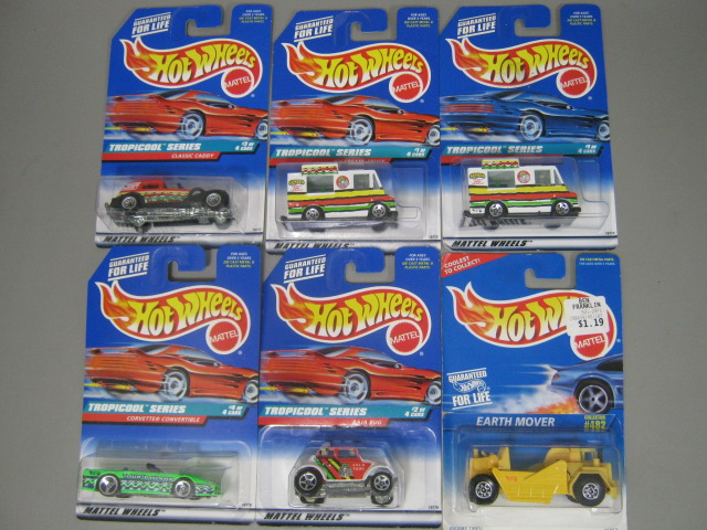 100 New Hotwheels Mattel Cars Assortment MOC 1990s Treasure Hunt First Editions 4