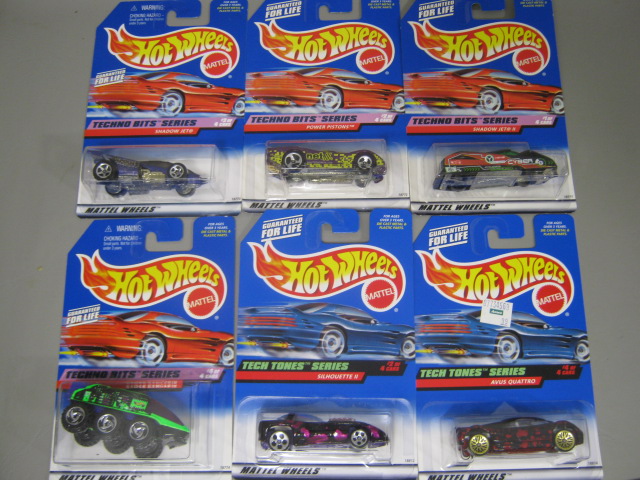 100 New Hotwheels Mattel Cars Assortment MOC 1990s Treasure Hunt First Editions 10