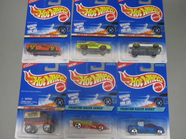 100 New Hotwheels Mattel Cars Assortment MOC 1990s Treasure Hunt First Editions 12