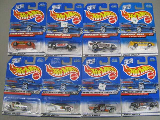 100 New Hotwheels Mattel Cars Assortment MOC 1990s Treasure Hunt First Editions 17