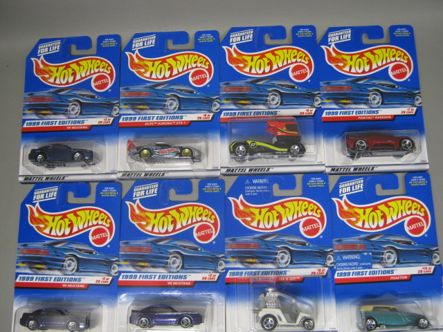 100 Hotwheels Car Assortment Lot 1990s MOC First Editions Collectors Series NR 2