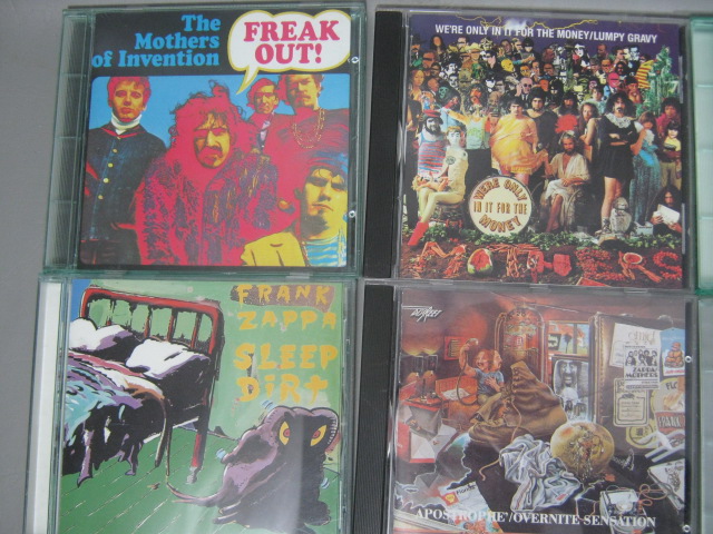 37 Frank Zappa Mothers CDs 2 DVDs  Lot Joes Garage Apostrophe Bootlegs Dub Room 1