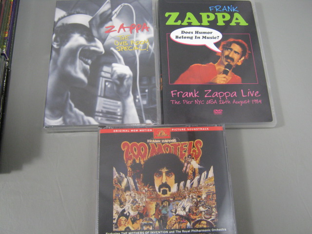 37 Frank Zappa Mothers CDs 2 DVDs  Lot Joes Garage Apostrophe Bootlegs Dub Room 10
