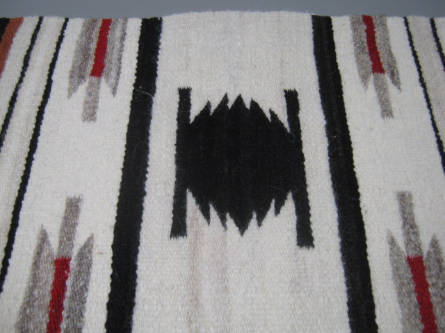 2 Vtg Native American Indian Navajo Navaho Woven Rugs Carpet 17" x 19" 16" x 34" 6