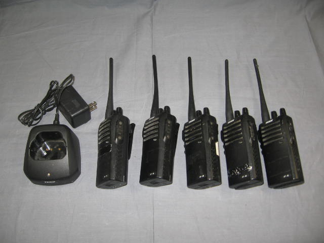 5 Tekk GT-90 16 Ch 4 Watt Programmable UHF Radios Lot +
