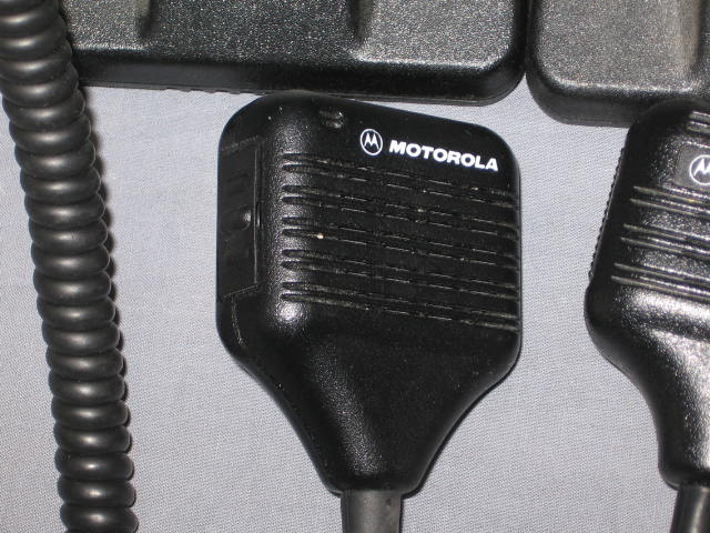 7 Motorola Radius GP350 16 Ch UHF Radios Lot +Spkr/Mics 4