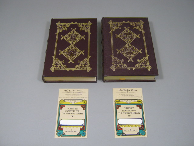 1988 Easton Press James Michener Centennial Limited Edition Vol 1 2 Leather Set