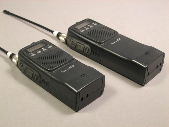5 icom IC-F20 UHF Portable Two Way Radio Transceivers 1