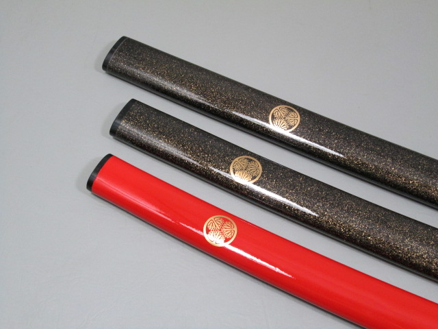 3 Samurai Katana Wakizashi Sword Lot Wood Wooden Display Stand Bags Extra Parts 7