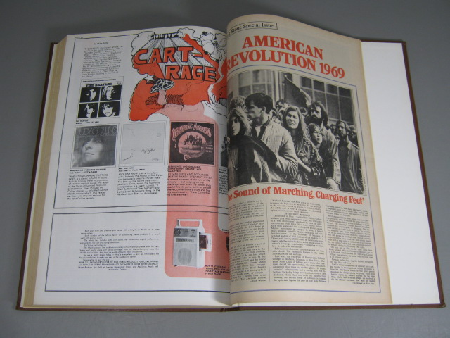 Original Rolling Stone Bound Magazines Book#2 Issues 16-30 8/24/1968-4/5/1969 NR 18