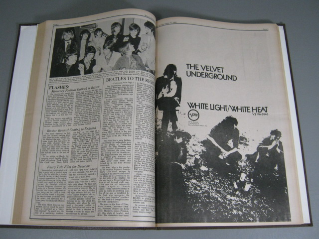 Original Rolling Stone Bound Magazines Book#1 Issues 1-15 11/9/1967-8/10/1968 NR 13