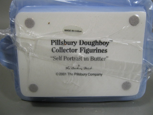 6 Pillsbury Doughboy Danbury Mint Collectors Figurines Gravy Boat Self Potrait + 4