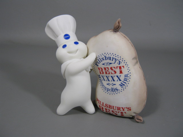 6 Pillsbury Doughboy Danbury Mint Collector Figurines MIB Big Cheese Flour Power 5
