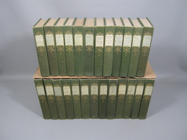 Alexandre Dumas Works 25 Vol Set 1910 P F Collier Son The Count Of Monte Cristo