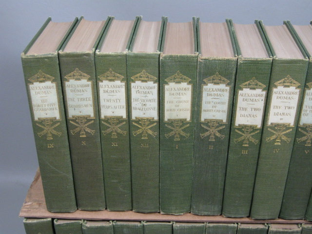 Alexandre Dumas Works 25 Vol Set 1910 P F Collier Son The Count Of Monte Cristo 1