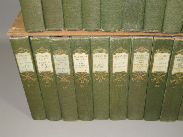 Alexandre Dumas Works 25 Vol Set 1910 P F Collier Son The Count Of Monte Cristo 3