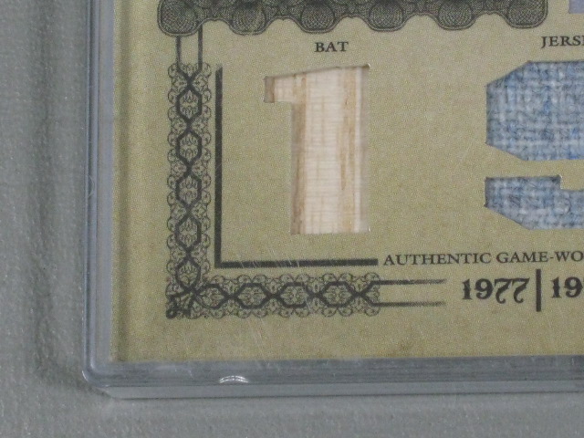 2005 Playoff Prime Cuts Timeline Willie Mays Signed 1979 1903 #30/50 Bat Jersey 4