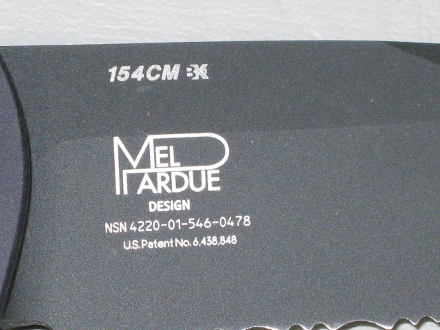 NEW Benchmade 5000 5000SBK Presidio 154CM Folding Knife Mel Pardue Auto-Axis 4
