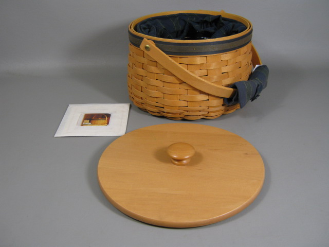 3 Longaberger Basket 2001 2004 Edition Renewal & Sewing Circle Collectors MIB NR 1