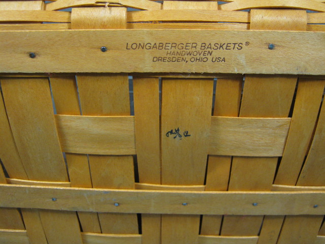 Longaberger Craft Keeper Basket Butternut Liner Protector + 2 Inserts 2005 NR! 4