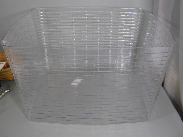 Longaberger Peony Basket Wrought Iron Miniature Baking Dish Milk Pitcher Liners 1