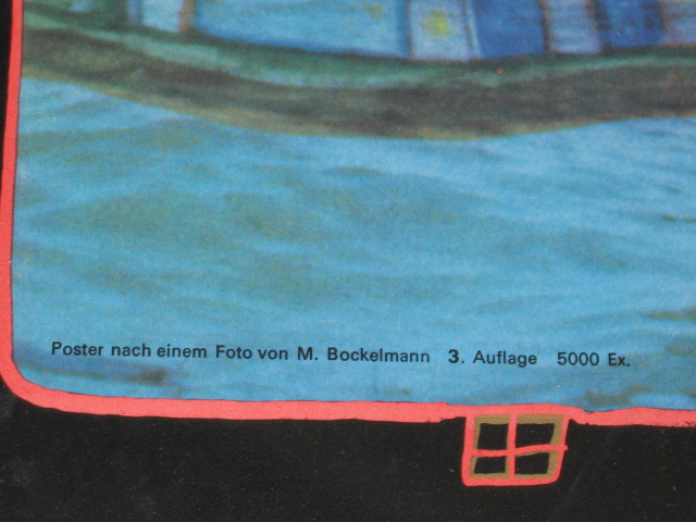 Original 1972 Hundertwasser Regentag Screen Print Bockelmann Photo Poster 23x32 6