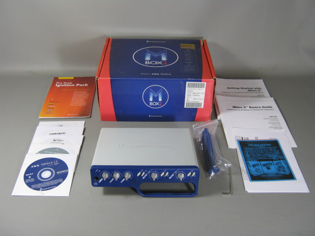 Digidesign Mbox2 Digital Recording Interface Pro Tools Manuals Software Orig Box